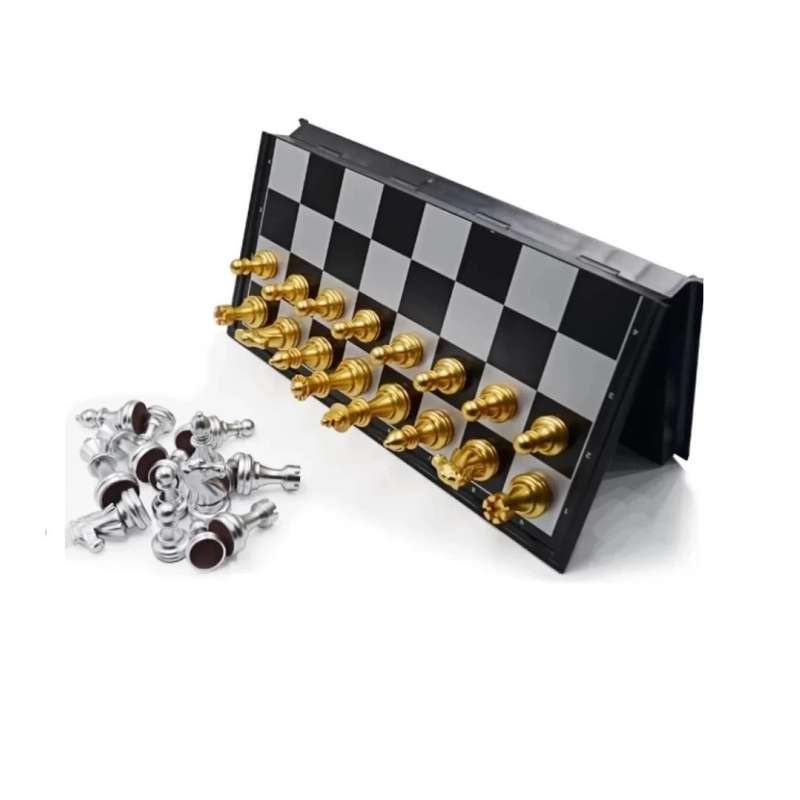 Foldable Magnetic Travel Chess Board Game Set