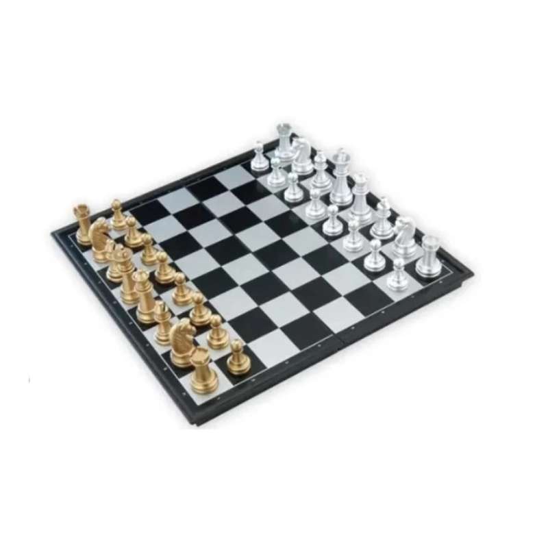 Foldable Magnetic Travel Chess Board Game Set