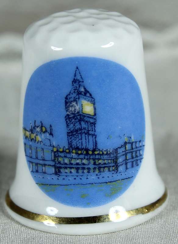 Bone China thimble - London tower