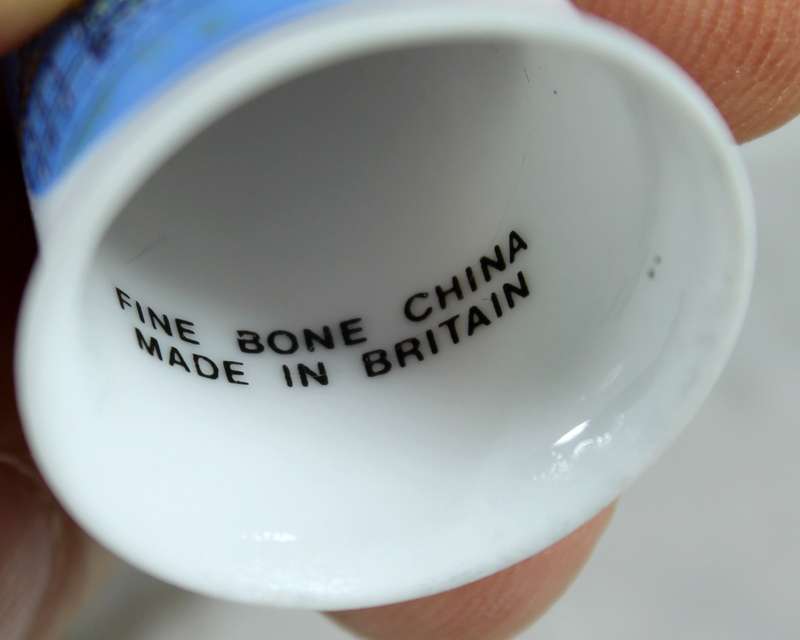Bone China thimble - London tower