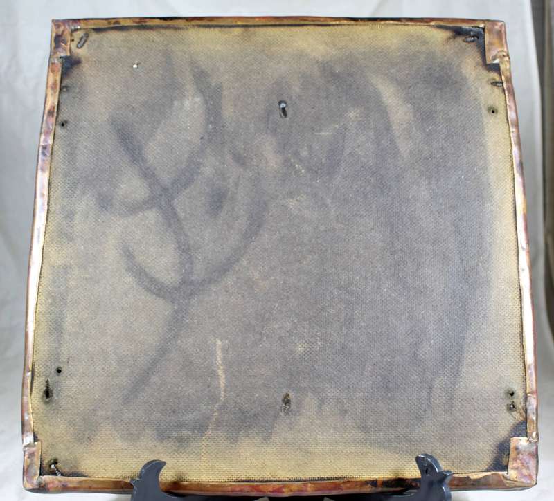 Hand made copper backgammon board