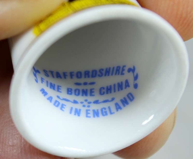 Bone China thimble - Staffordshire - Blackpool tower