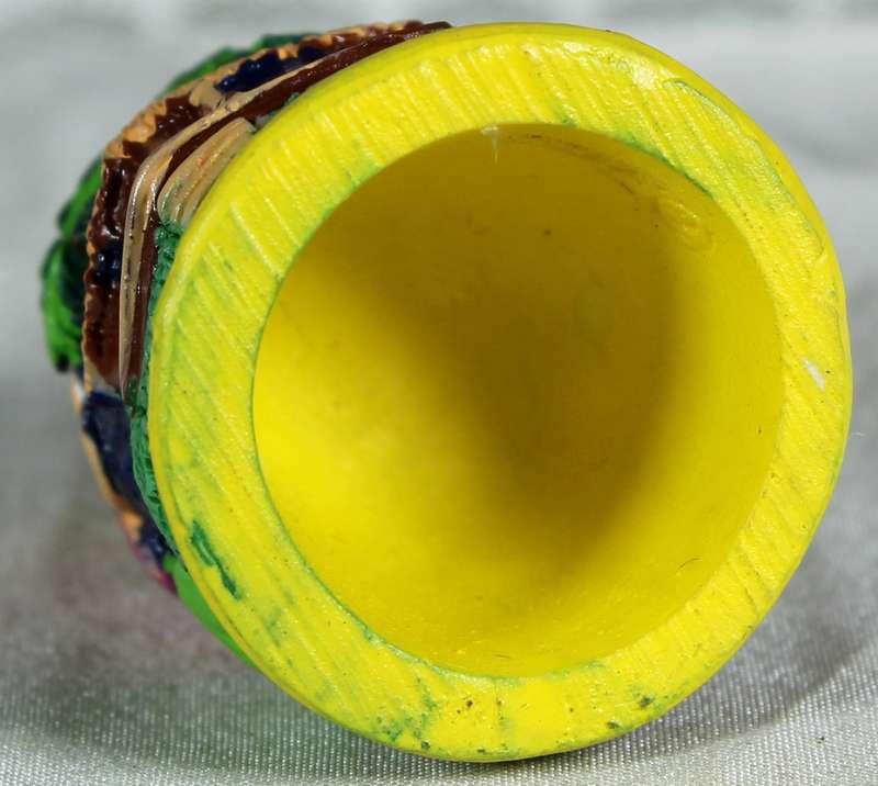 Bone China thimble - embossed - Hawaii