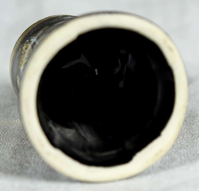 Bone China thimble - embossed Greek scene