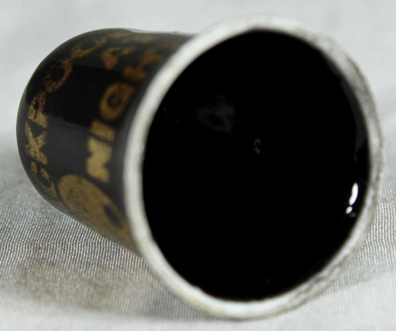 Bone China thimble - Blackpool at night