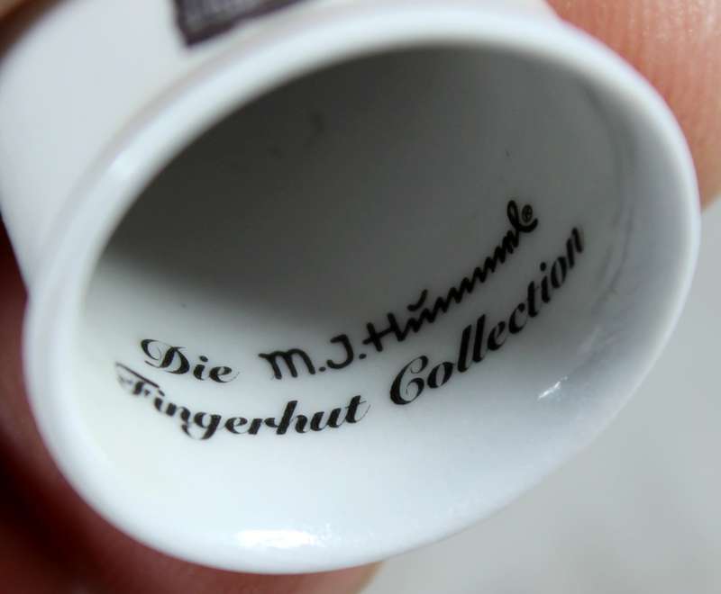 Bone China thimble - MJ Hummel - chef