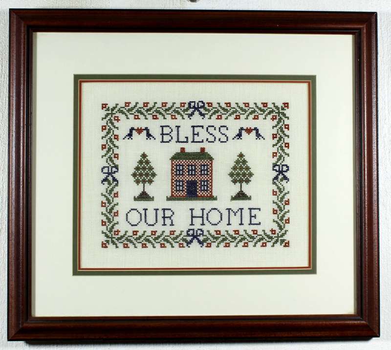Bless our home embroidery