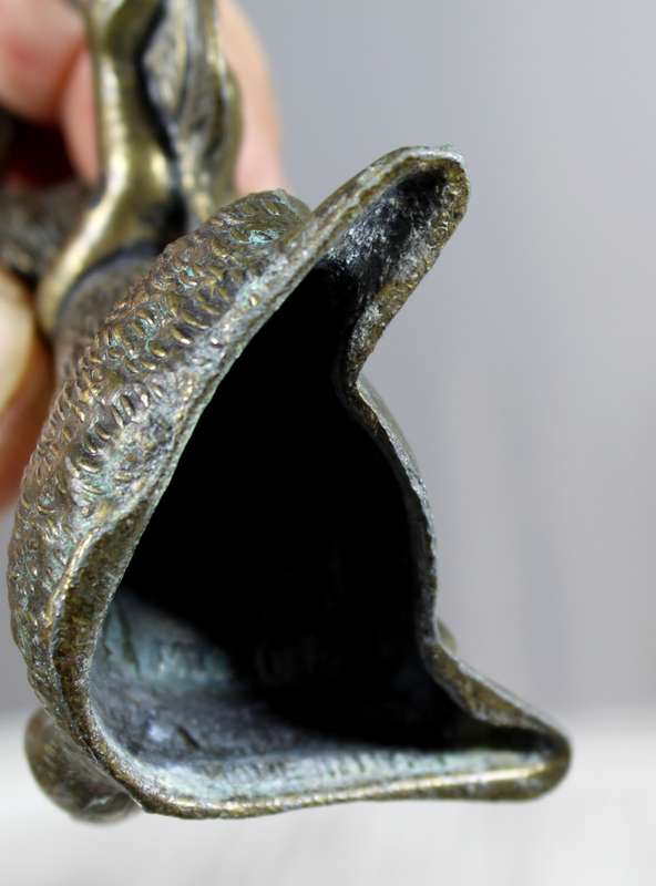 Vintage small brass heavy bunny - Med Dep Italy (Rare)