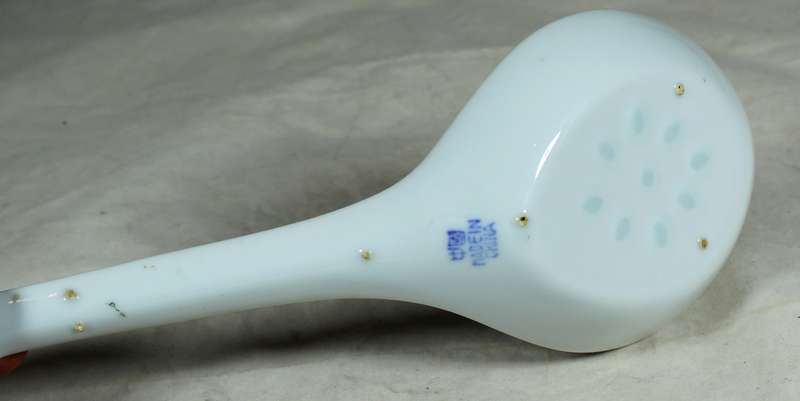 Chinese blue & white serving spoon
