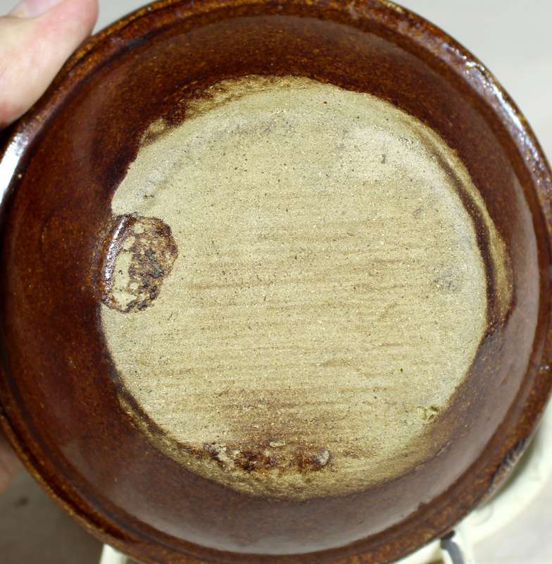 Set of three pottery bowls