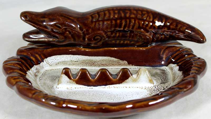Crocodile ashtray