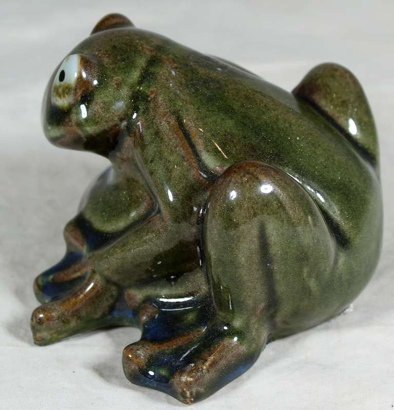 Ceramic bull frog