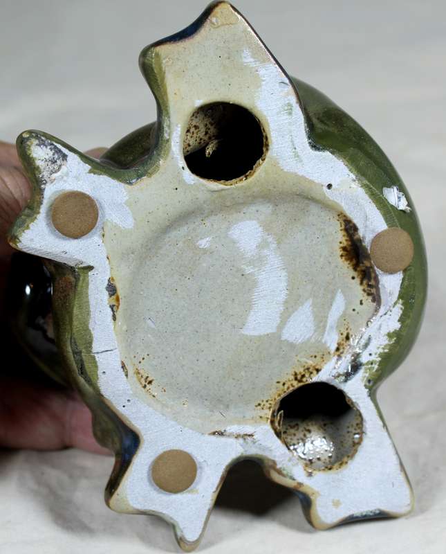 Ceramic bull frog
