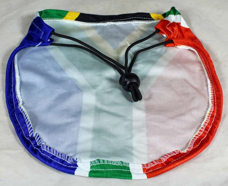 Pair of SA flag bibs