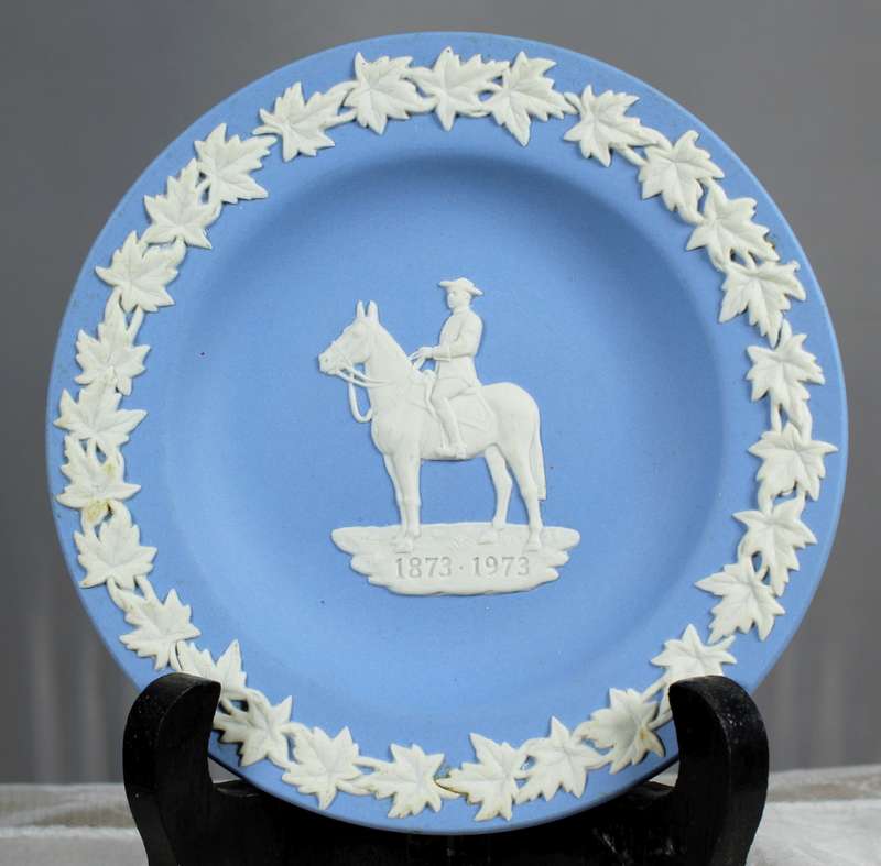 Vintage Wedgewood blue jasper centennial plate