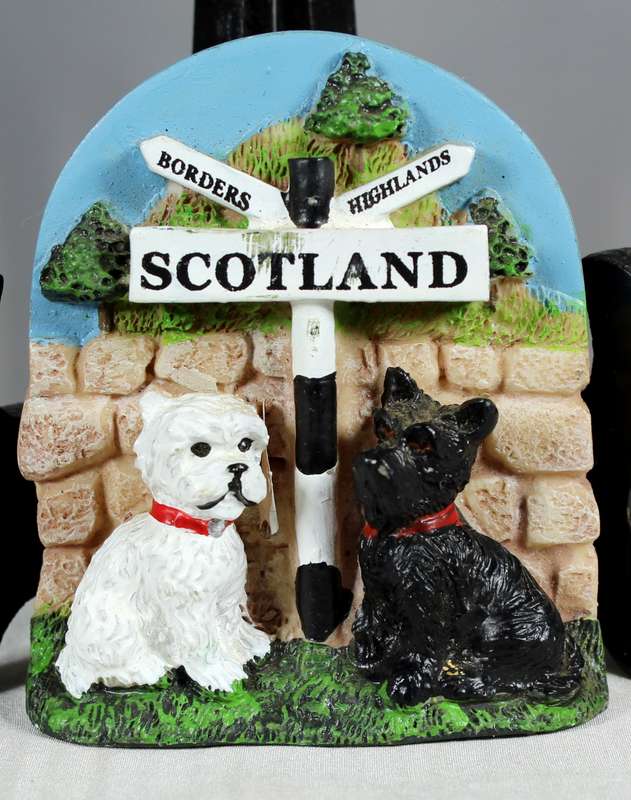 Two Scotties fridge magnet