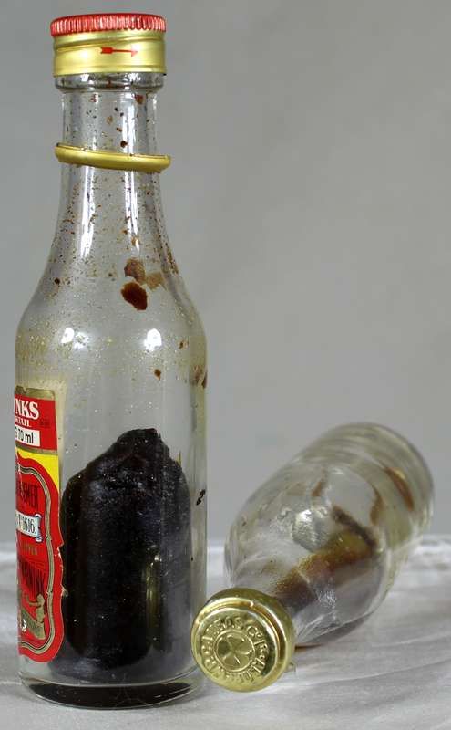Mini liquor bottle - Empty - Pair of Wine Cocktail & other bottles