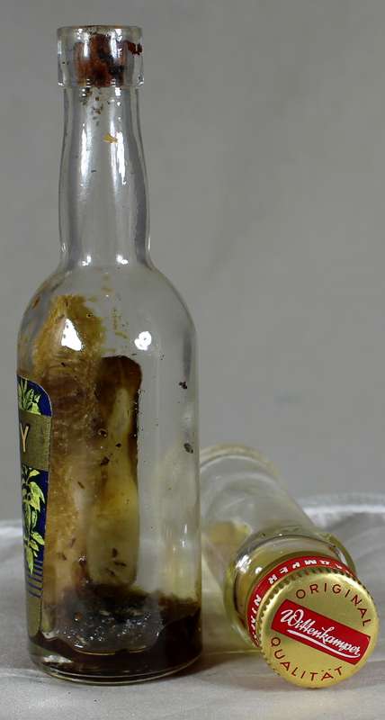 Mini liquor bottle - Empty - Pair of Wittenkamper & Viceroy bottles