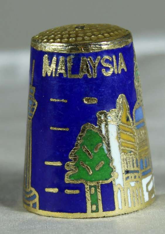 Cloisonne thimble - Malaysia