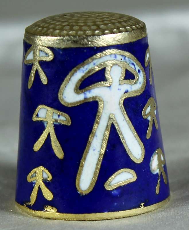 Cloisonne thimble - Mojacar
