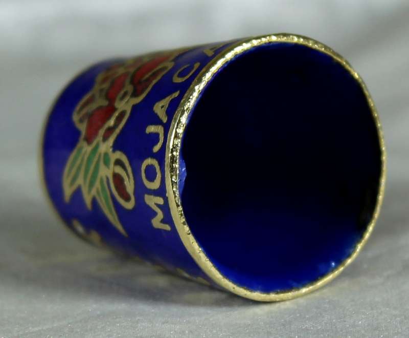 Cloisonne thimble - Mojacar