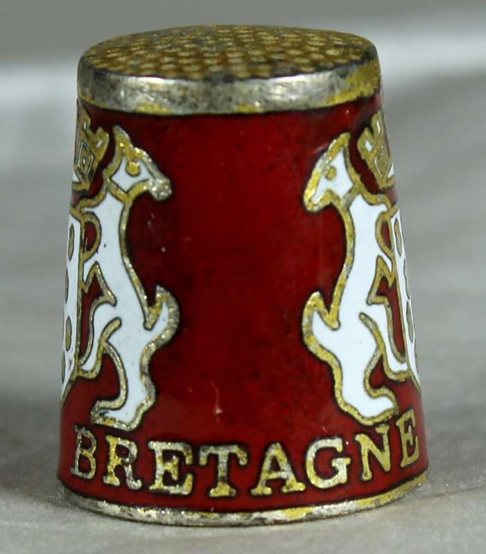 Cloisonne thimble - Bretagne