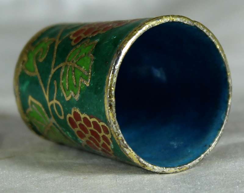 Cloisonne thimble - Cyprus