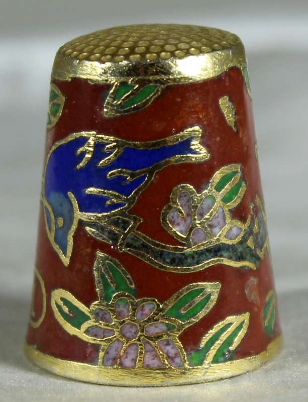 Cloisonne thimble - Israel