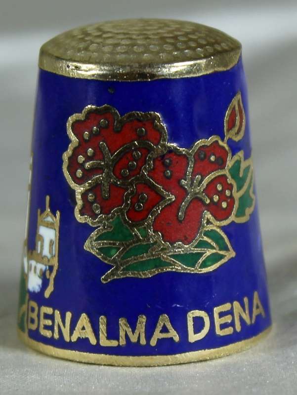 Cloisonne thimble - Benalmadena