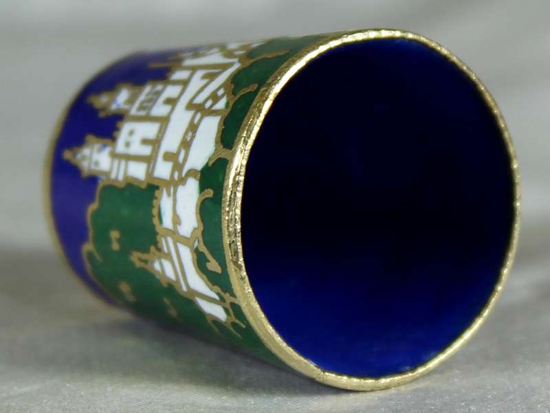 Cloisonne thimble - Benalmadena