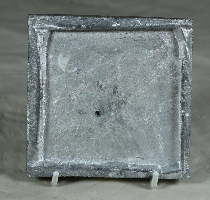 Small pewter tile with a warthog