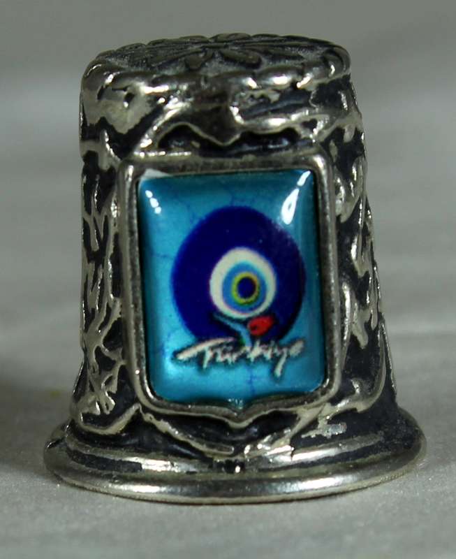 Embossed metal thimble - Turkey
