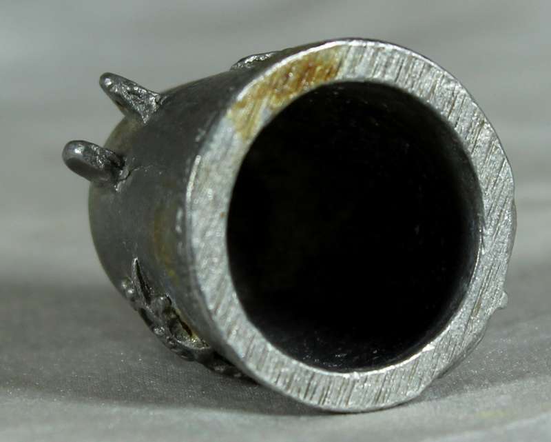 Embossed metal thimble - i am a genie, make a wish