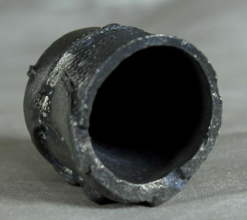 Metal thimble - medieval helmet
