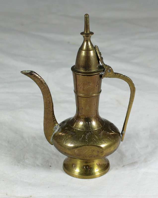 Small brass kettle