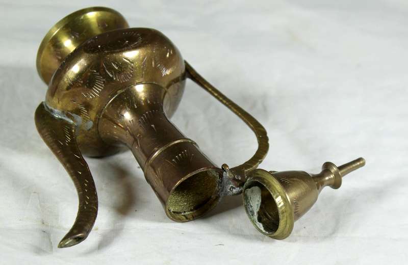 Small brass kettle