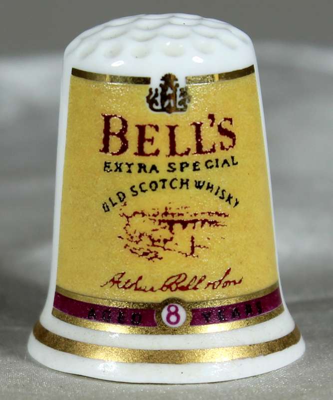 Advertising thimble - Bell's - Cottage thimble
