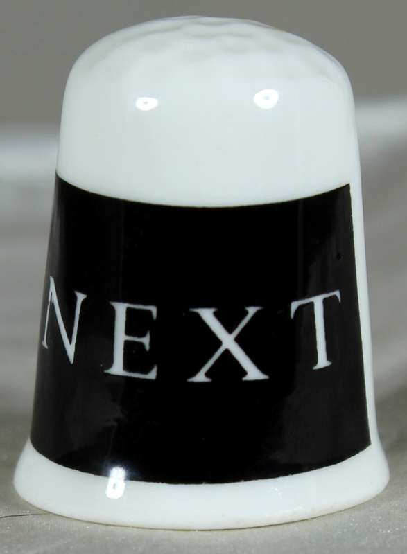 Advertising thimble - NEXT