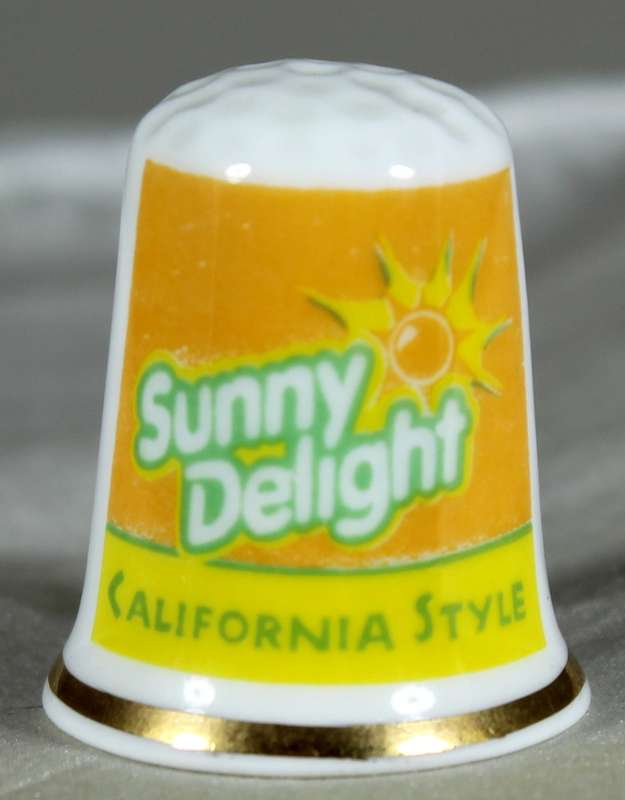 Advertising thimble - Sunny Delight