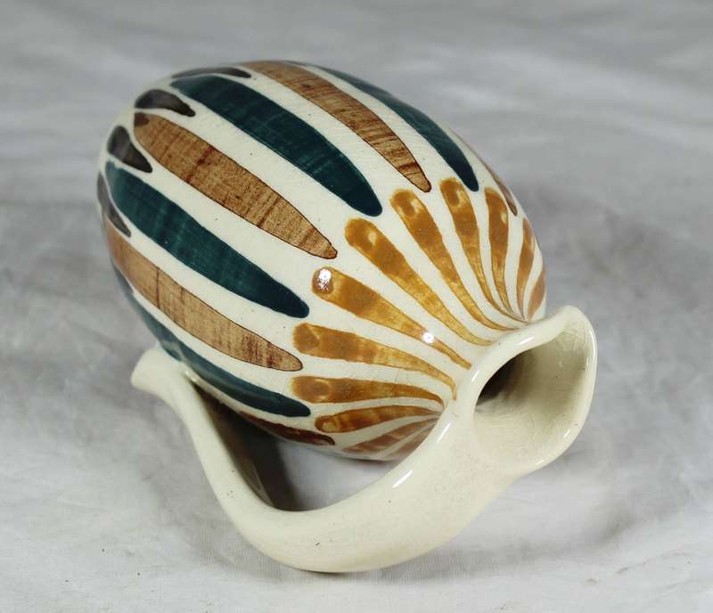 Hand painted and glazed jug
