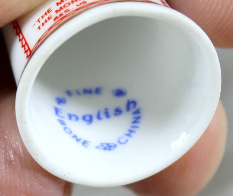 Advertising thimble - Cracker Jack