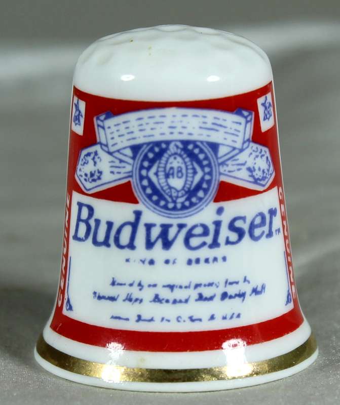 Advertising thimble - Budweiser