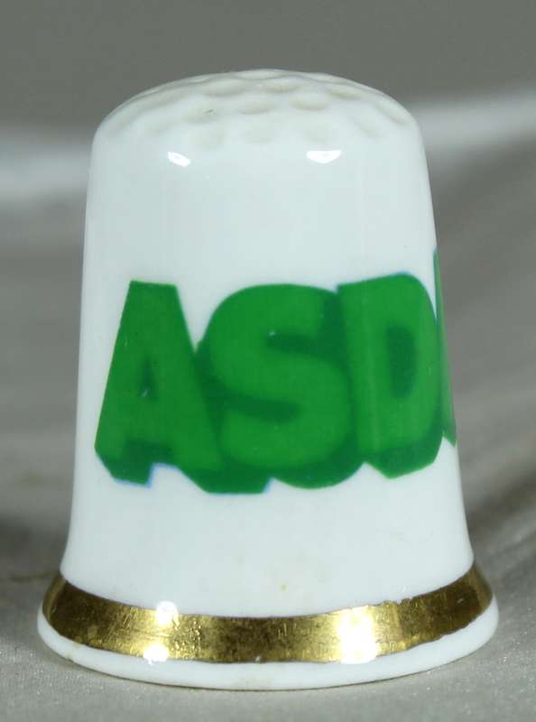 Advertising thimble - ASDA - Cottage thimble
