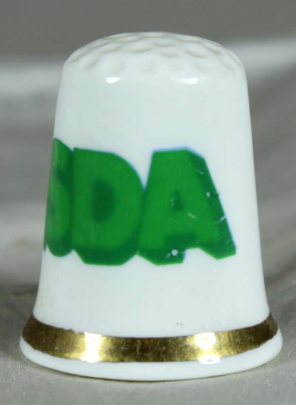 Advertising thimble - ASDA - Cottage thimble
