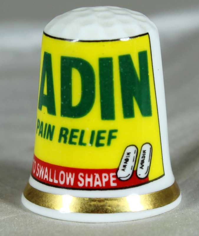 Advertising thimble - Anadin pain tablets