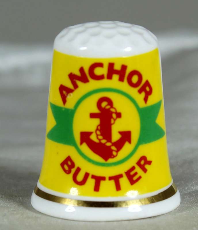 Advertising thimble - Anchor butter - Cottage thimbles