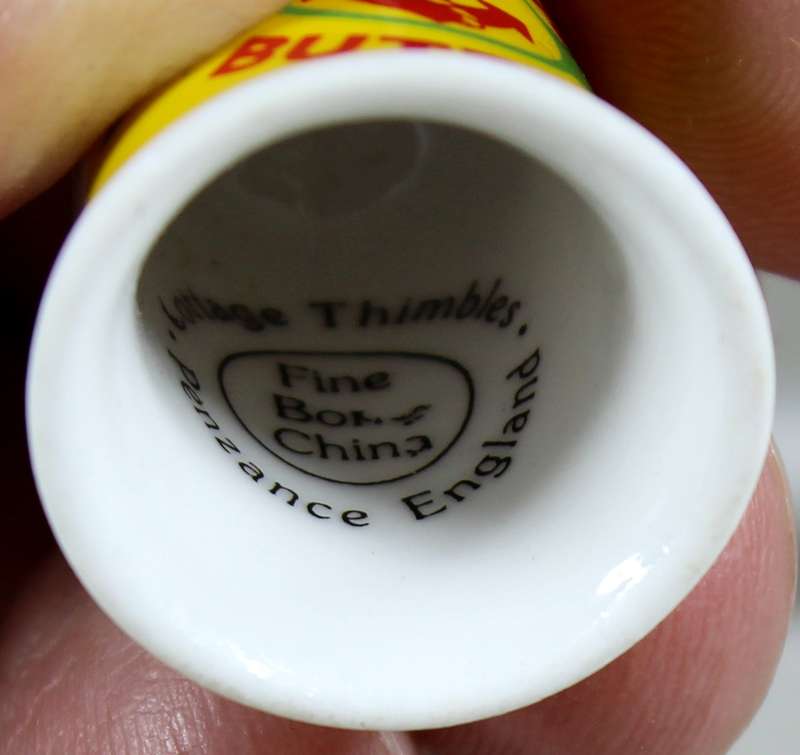 Advertising thimble - Anchor butter - Cottage thimbles