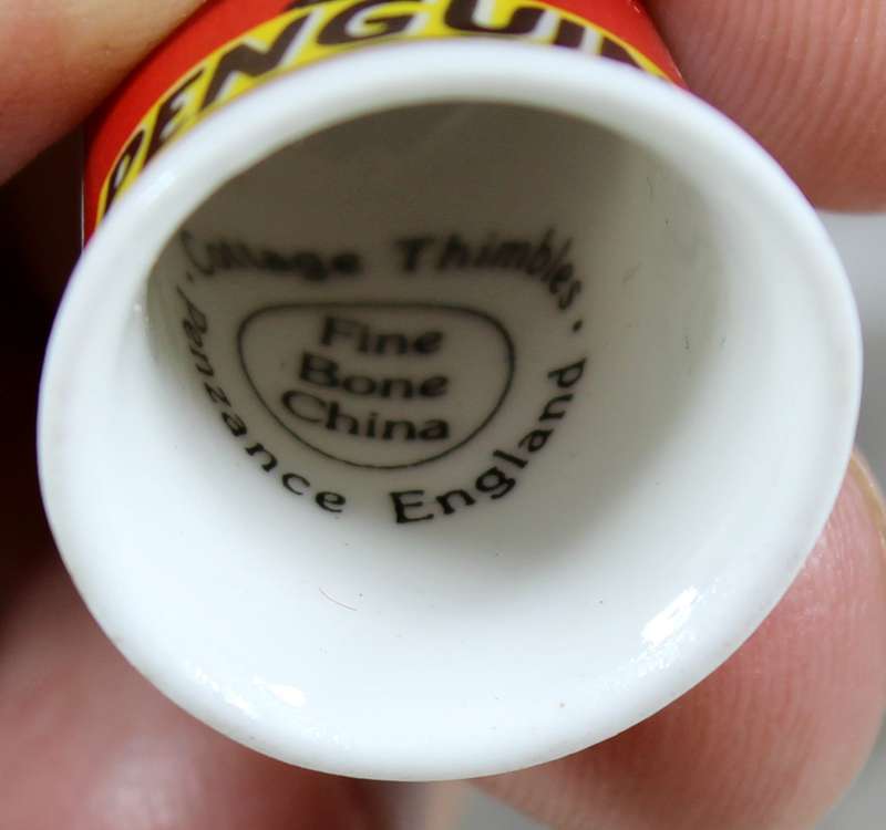 Advertising thimble - Mr Vitie's - Penguin