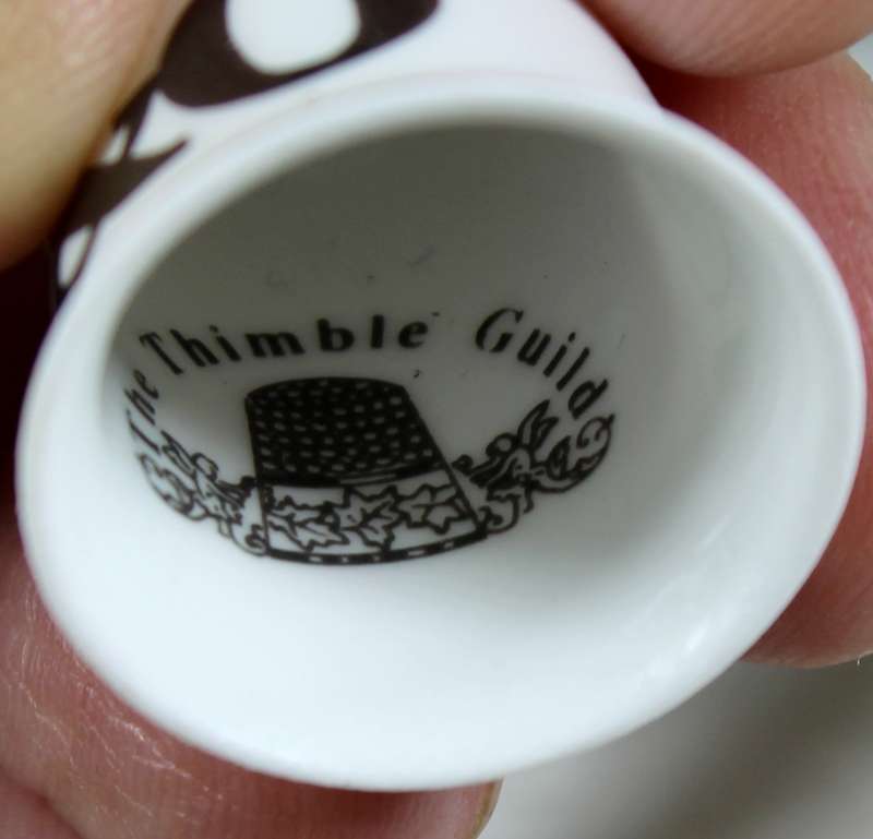 Advertising thimble - P & O - the thimble guild