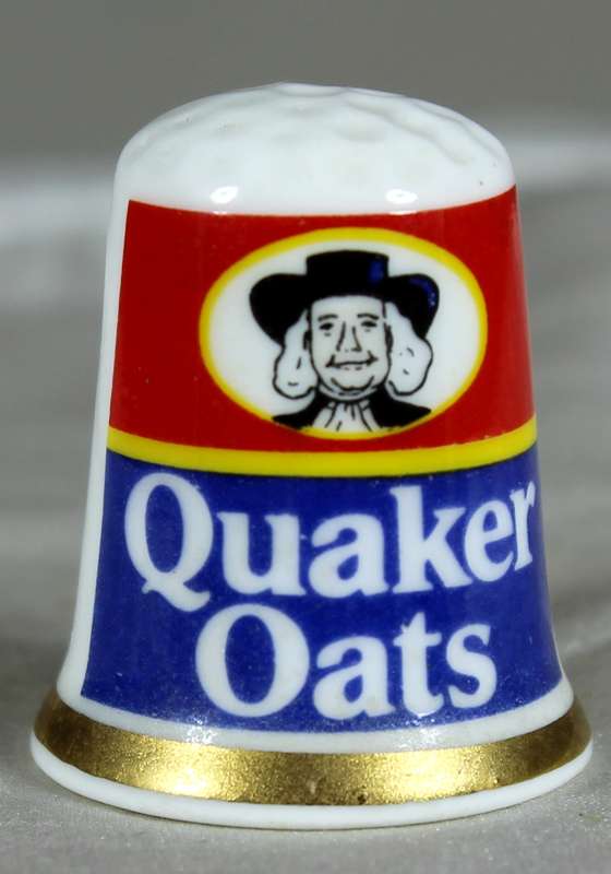 Advertising thimble - Quaker oats
